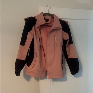 Women's Pink and Black Jacket
